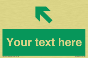 Custom Safe condition: Green Up left arrow